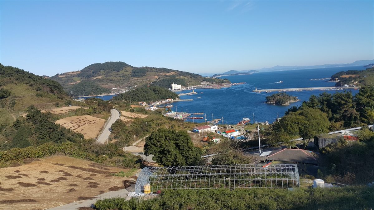 욕지도 바다전망